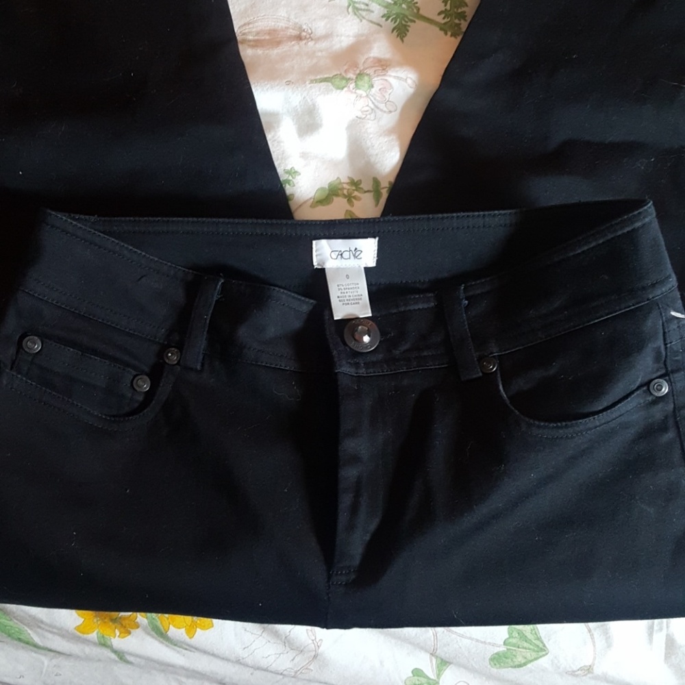 caché black skinny pants